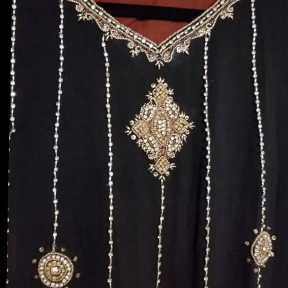 Stonework kameez n dupatta for girls 10-12 yrs - Picture 2 of 6